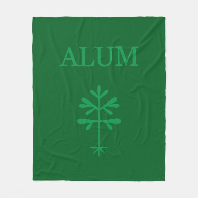 Fleece Blanket, Alum Green (Vorderseite)