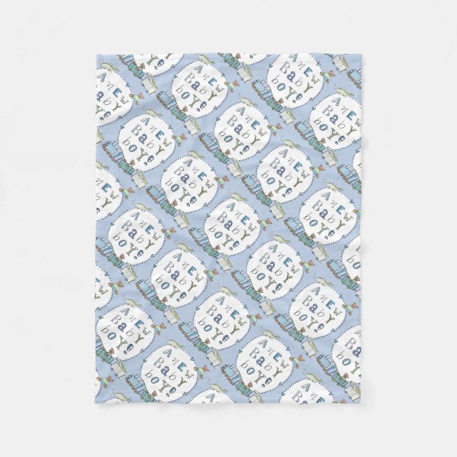 Fleece Blanket/Baby Boy (Vorderseite)
