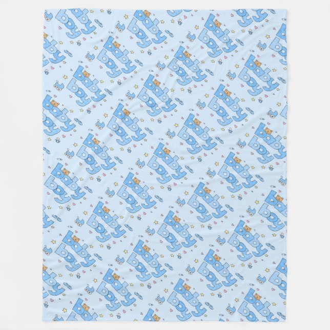 Fleece Blanket/Baby Boy (Vorderseite)