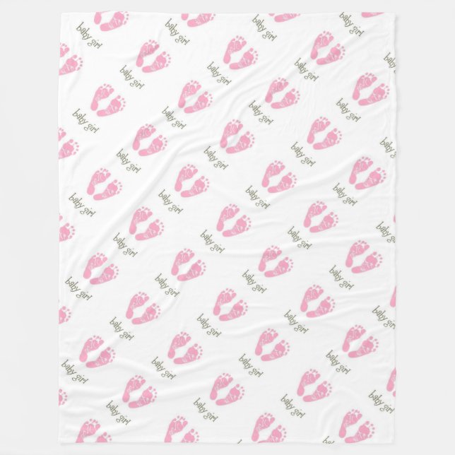 Fleece Blanket/Baby Girl (Vorderseite)