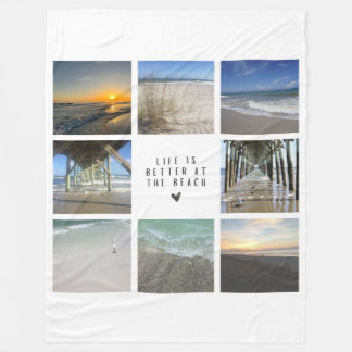 Fleece Blanket-Beach