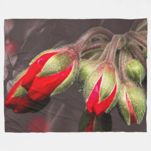 Fleece Blanket Blanket rot und dunkel