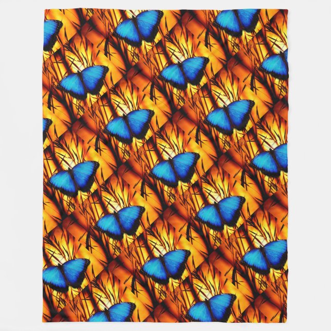 Fleece Blanket/Butterfly (Vorderseite)