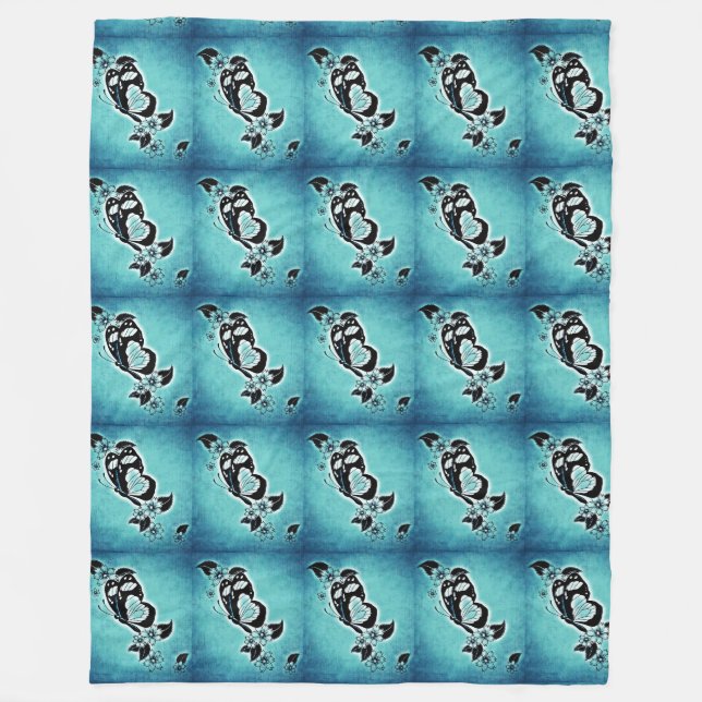 Fleece Blanket/Butterfly (Vorderseite)