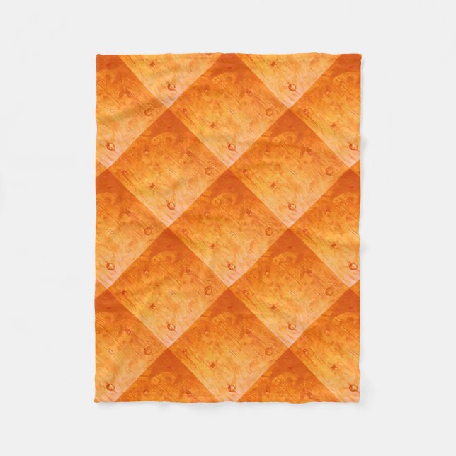 Fleece Blanket Chic Elegante Kupferkunst (Vorderseite)