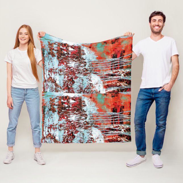 Fleece Blanket – Corrosion Pulse (Beispiel)