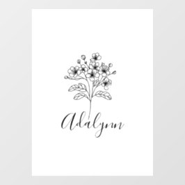 Fleece Blanket Fensteraufkleber