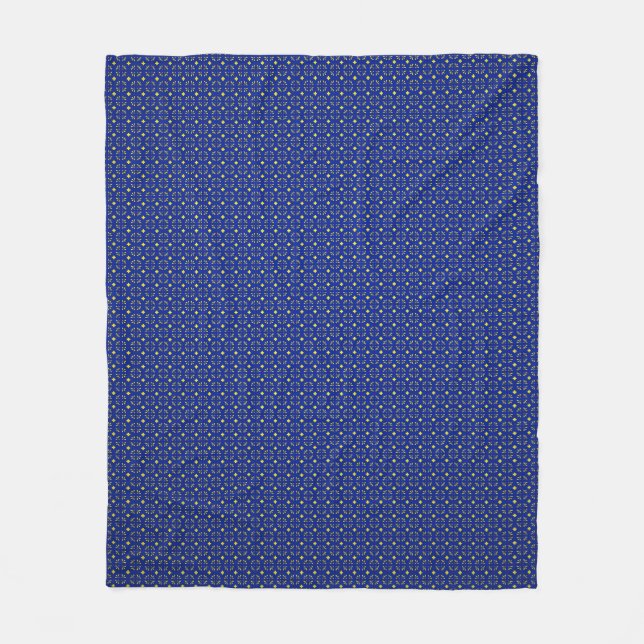 Fleece Blanket gelbe Blüten (Vorderseite)