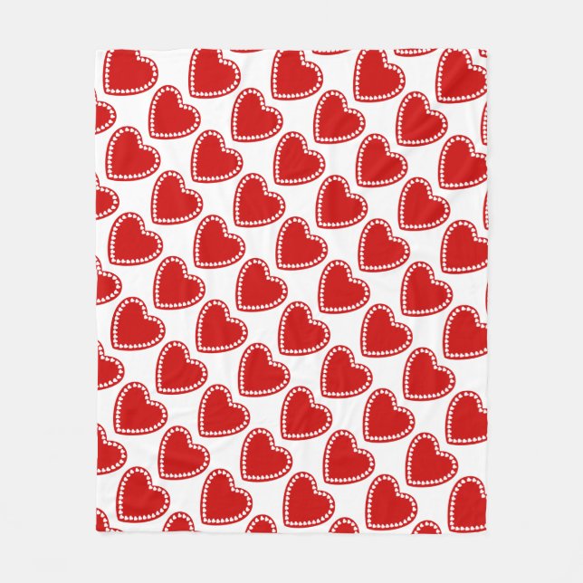 Fleece Blanket/Herz (Vorderseite)