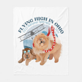 FLEECE BLANKET MIT 2025 CCCI NATL SPECIALTY LOGO
