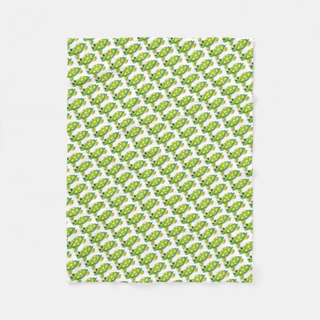 Fleece Blanket/Niedliche Schildkröten (Vorderseite)