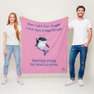 Fleece Blanket Prinzessin Starr, die Prinzessin Ro