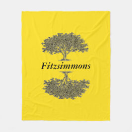 Fleece Blanket - Reflektierte Bäume