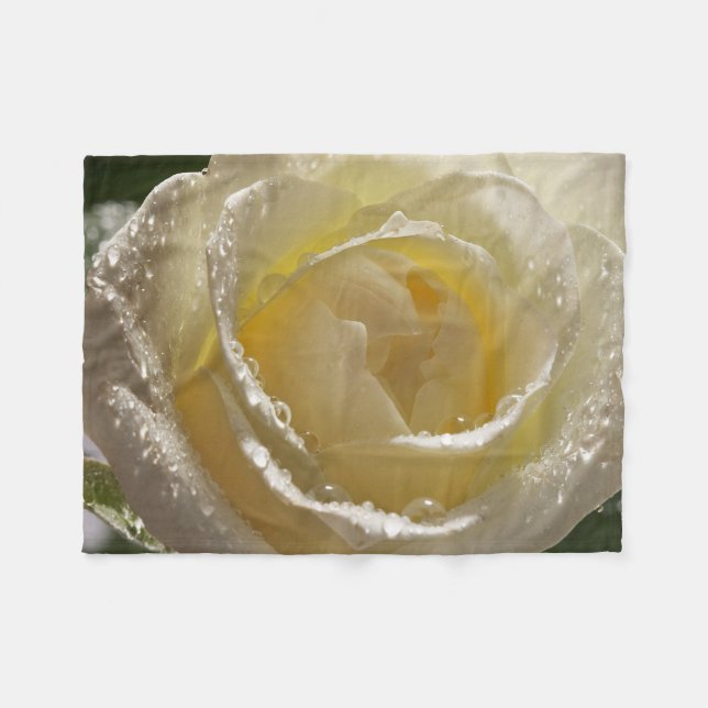 Fleece Blanket/Rose (Vorderseite (Horizontal))