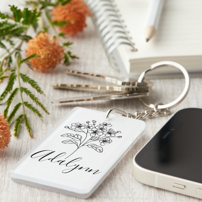 Fleece Blanket Schlüsselanhänger (Vorderseite rechts)