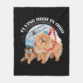 FLEECE BLANKET - SCHWARZ MIT LOGO 2025