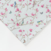 Fleece Blanket - Shabby Chic Blossom
