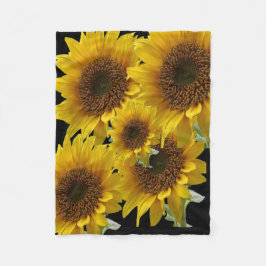 Fleece Blanket Sunflower