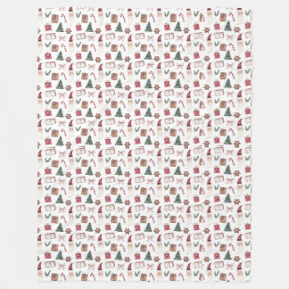 Fleece Blanket Weihnachtsmuster