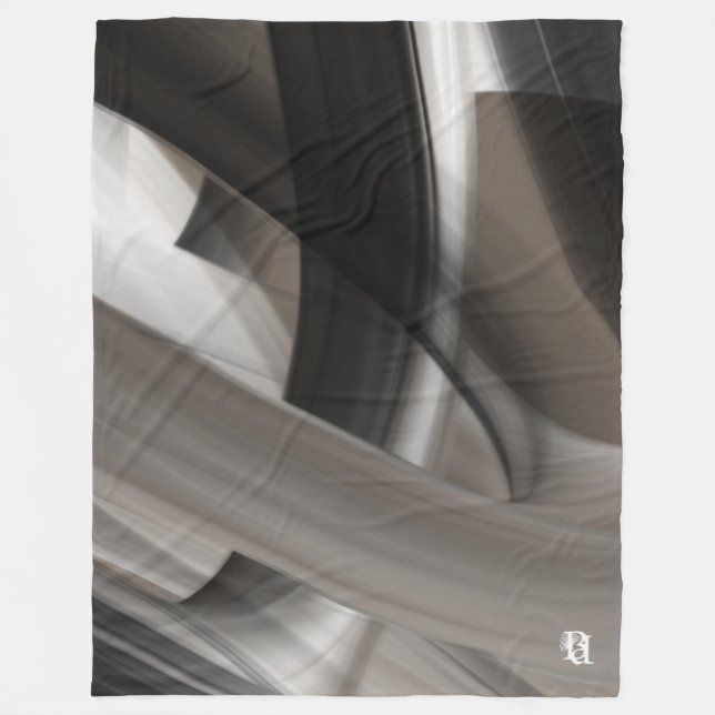 Fleece-Decke Abstract HomeTerra’s Tender Whisper Fleecedecke (Vorderseite)