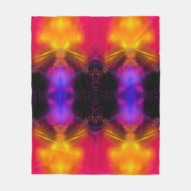 Fleece-Decke abstrakter Stil  Fleecedecke (Vorderseite)