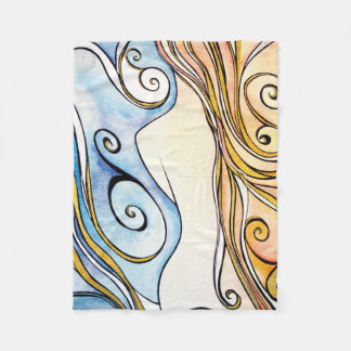 Fleece-Decke Damen-Irland Fleecedecke