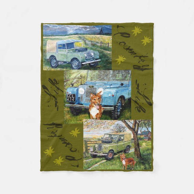 Fleece-Decke Fleecedecke (Vorderseite)
