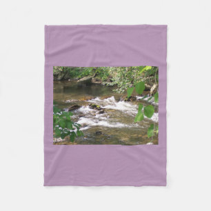 Fleece-Decke Gebirgsbach Fleecedecke