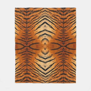 Fleece-Decke im Tiger-Stil Fleecedecke