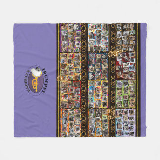 Fleece-Decke mit Alle Collagen und Logo Fleecedecke