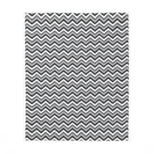 Fleece-Decke mit benutzerdefinierter Farb-Chevron