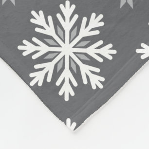 Fleece-Decke mit individuellen Schneemuster Fleecedecke