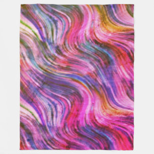 Fleece-Decke mit Tintenklecksen Fleecedecke