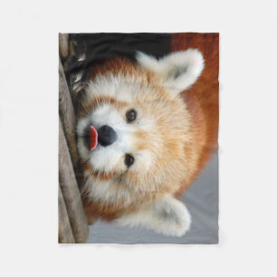 Fleece-Decke/roter Panda Fleecedecke