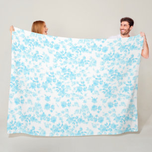 Fleece Decke Saint Colette Juni Rose Capri blau