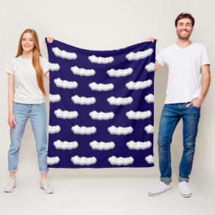 Fleece-Decke Wolken Fleecedecke