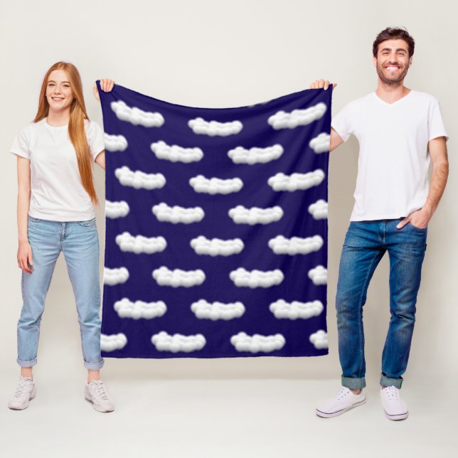 Fleece-Decke Wolken Fleecedecke (Beispiel)
