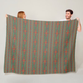 Fleece für das Design der grünen Geometrie im Südw