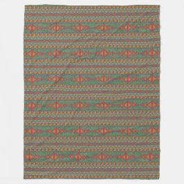 Fleece für das Design der grünen Geometrie im Südw