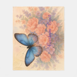 Fleece für künstlerische Aquarellblumen