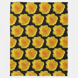 Fleece Gelbe Blume Deckeln