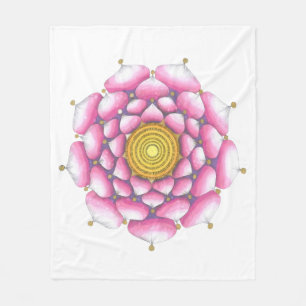 Fleece mit Mandala Design