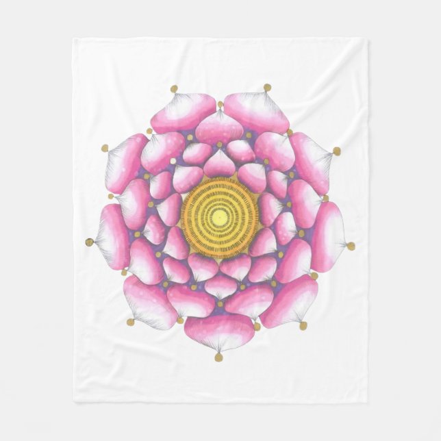 Fleece mit Mandala Design (Vorderseite)