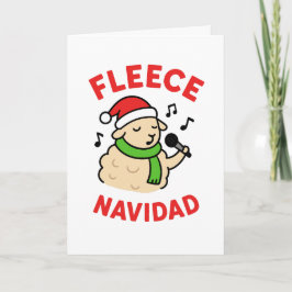 Fleece Navidad - Funny Christmas Card Feiertagskarte