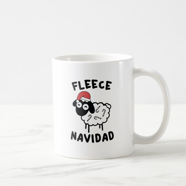 Fleece Navidad Kaffeetasse (Rechts)