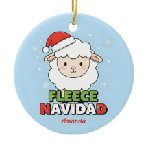 Fleece Navidad Lustiges Weihnachtsbaumanhänger-Ges