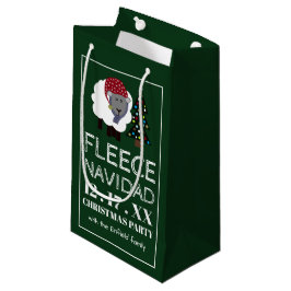 Fleece Navidad, spanischer Stil Weihnachten Kleine Geschenktüte
