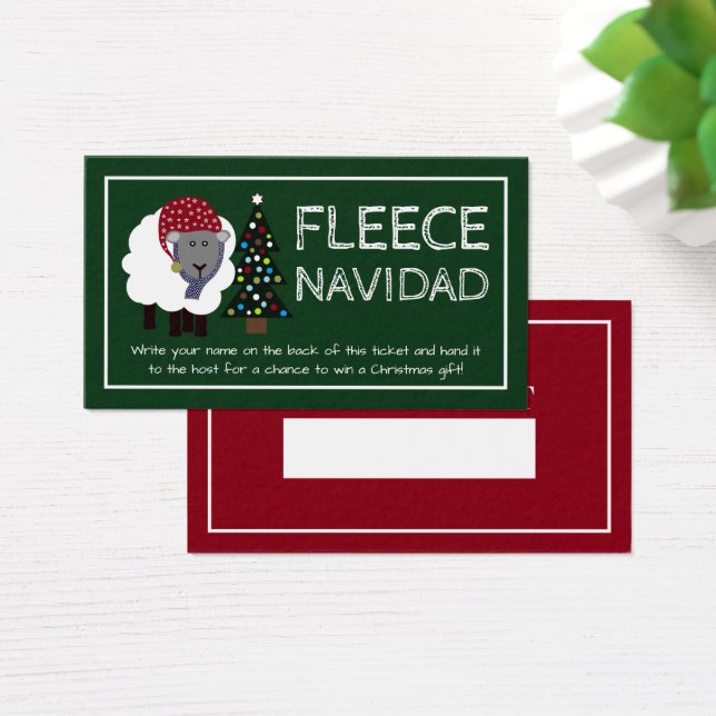 Fleece Navidad, Spanischer Weihnachtsfahrschein (Schreibtisch)