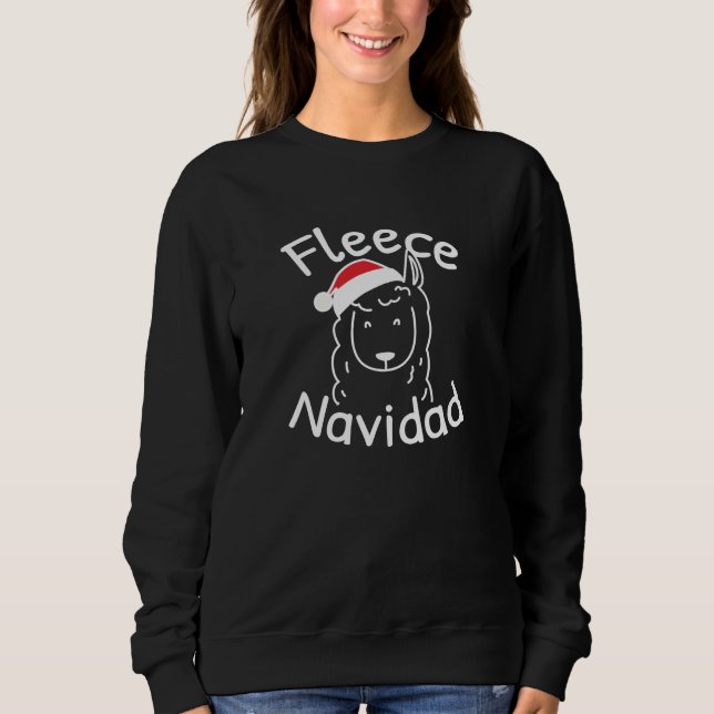 Fleece Navidad Sweatshirt (Vorderseite)