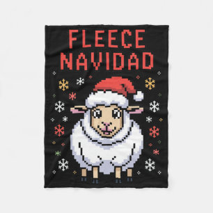 Fleece Navidad Ugly Sweater Funny Christmas Sheep